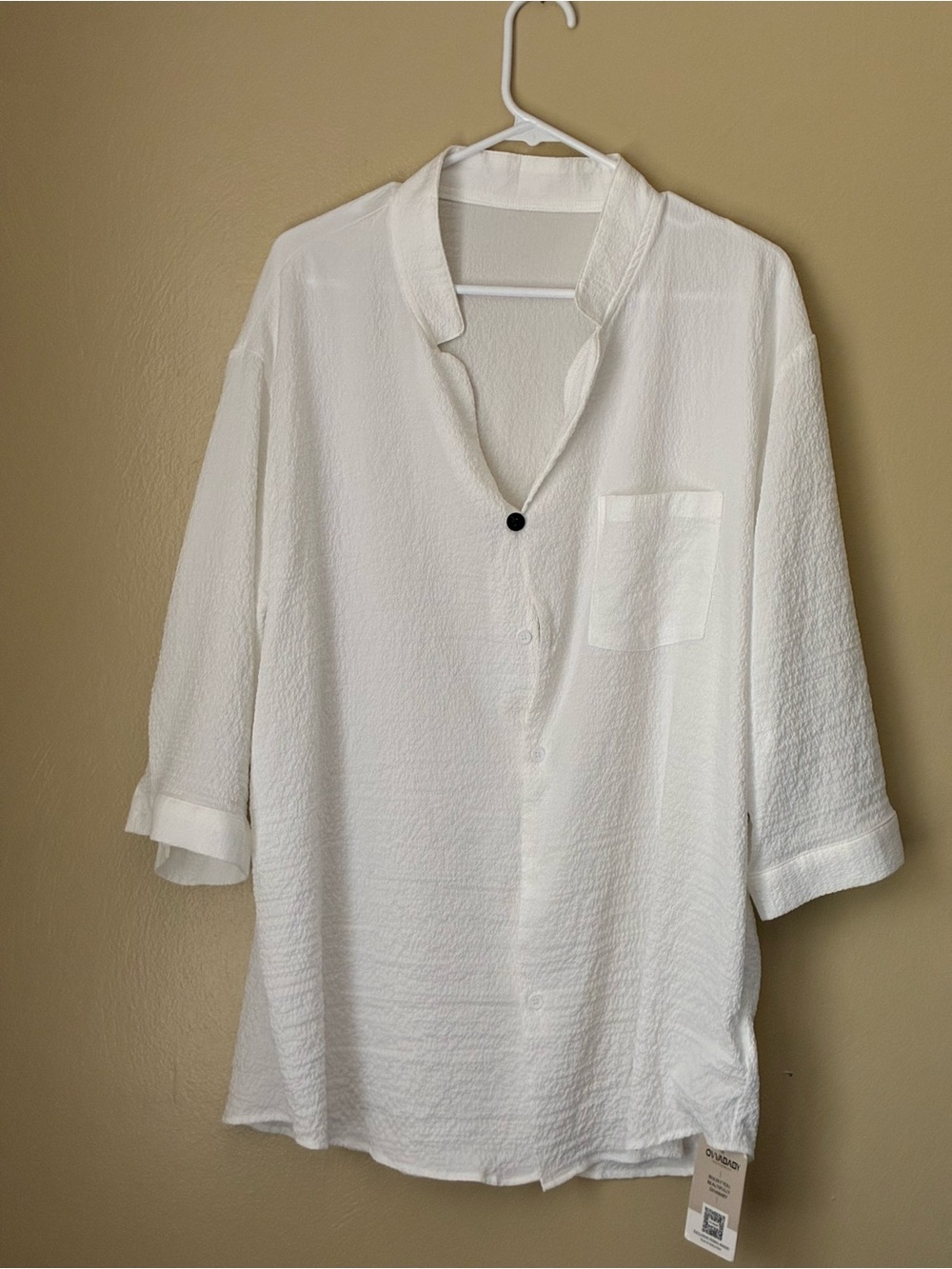 Ovvababy Casual Button-Front Shirt and Pants Lightweight Womens outfit